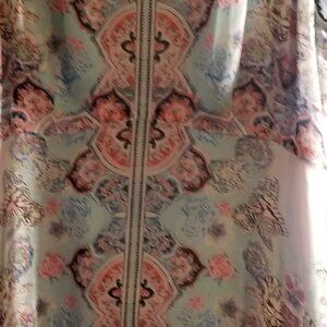 .Nanette Lepore maxi dress, Multicolor,  Size 4, Pink and blue floral pattern